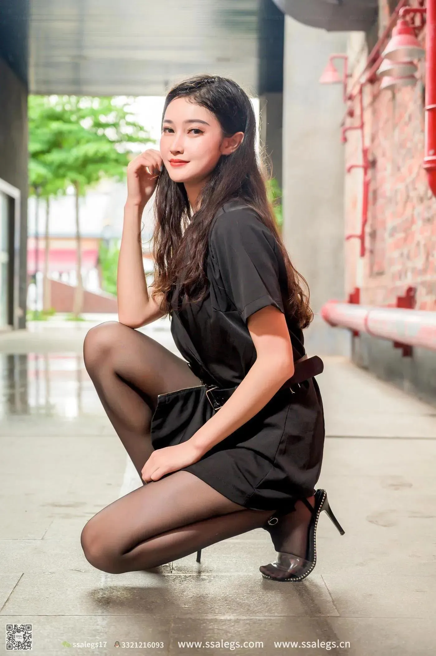 [SSA丝社]超清写真 NO.468 漫漫 街拍黑丝(下) [84P]插图4